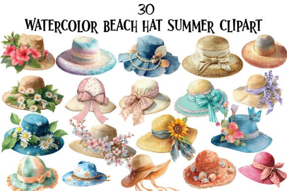 Choosing the Right Beach Hat Summer Clipart for Professional Designs