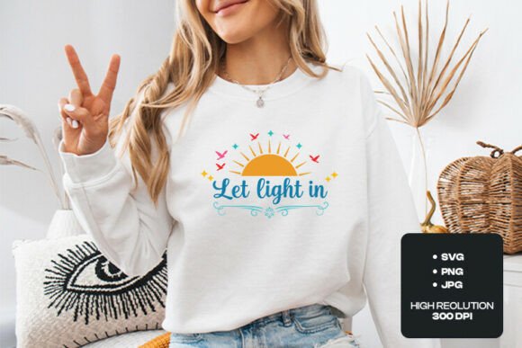 Strategic Visual Storytelling with the Let Light in Sunrise SVG Design