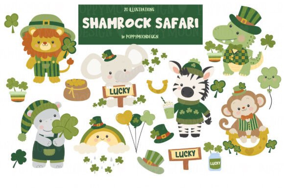 Unleashing Creativity: The Ultimate Guide to Shamrock Safari Clipart for St. Patrick's Day